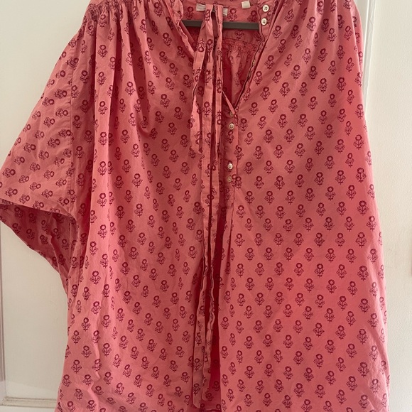 Doen Opal Dress in Sunflower Block Print with Balloon Sleeves - Picture 3 of 10